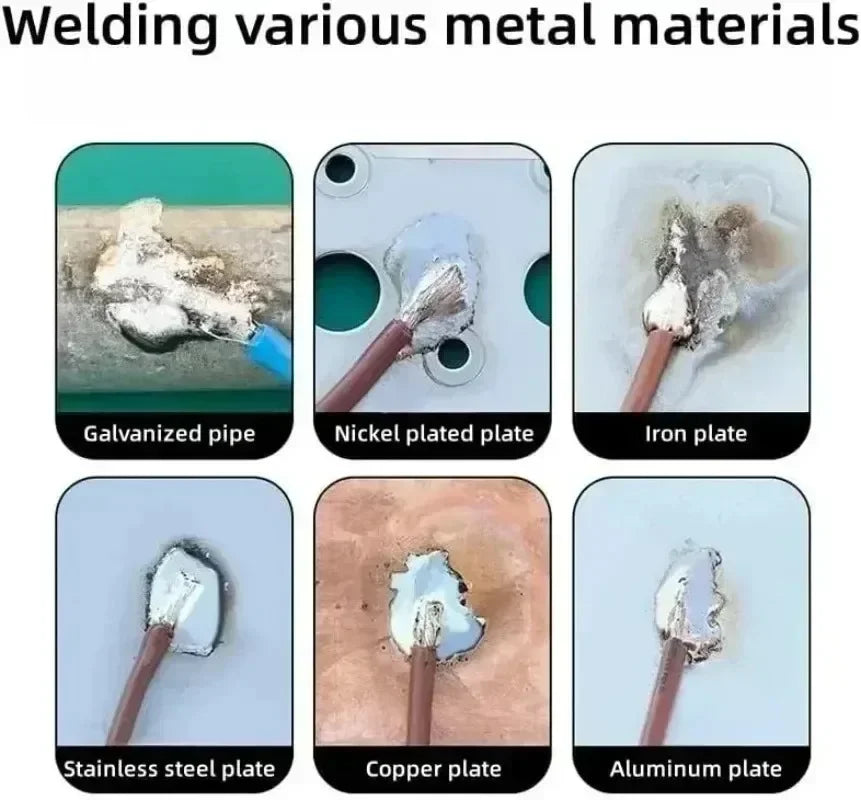 20-600G Universal Low Temperature Solder Wires Easy Melt Rods Stainless Steel Metal Weld Cored Welding Wires Silver Welding Tool