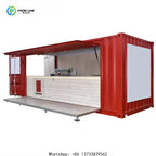 Customized Outdoor Mobile Container Kitchen Small House Container Restaurant Prefabricated Coffee House Street Bar Food Store