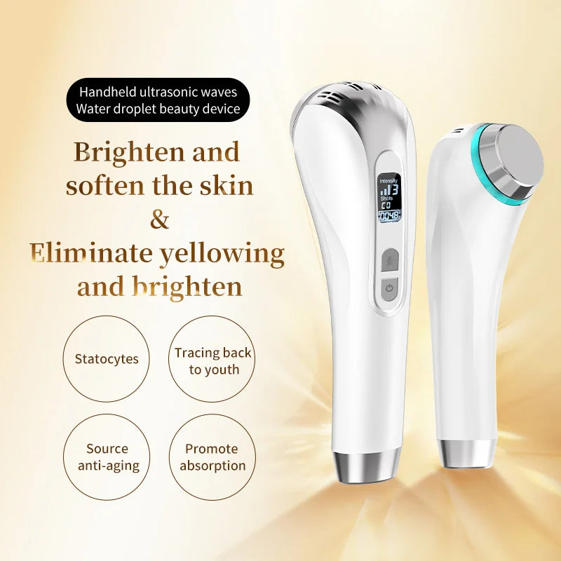 New Focused Radio Frequency Ultrasonic Wave Machine High Frequency Facial Beauty Instrument Firming Skin Care Anti-Wrinkle Tool