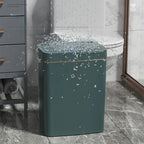 18L Smart Bathroom Trash Can Automatic Bagging Electronic Trash Can White Touchless Narrow Smart Sensor Garbage Bin Smart Home