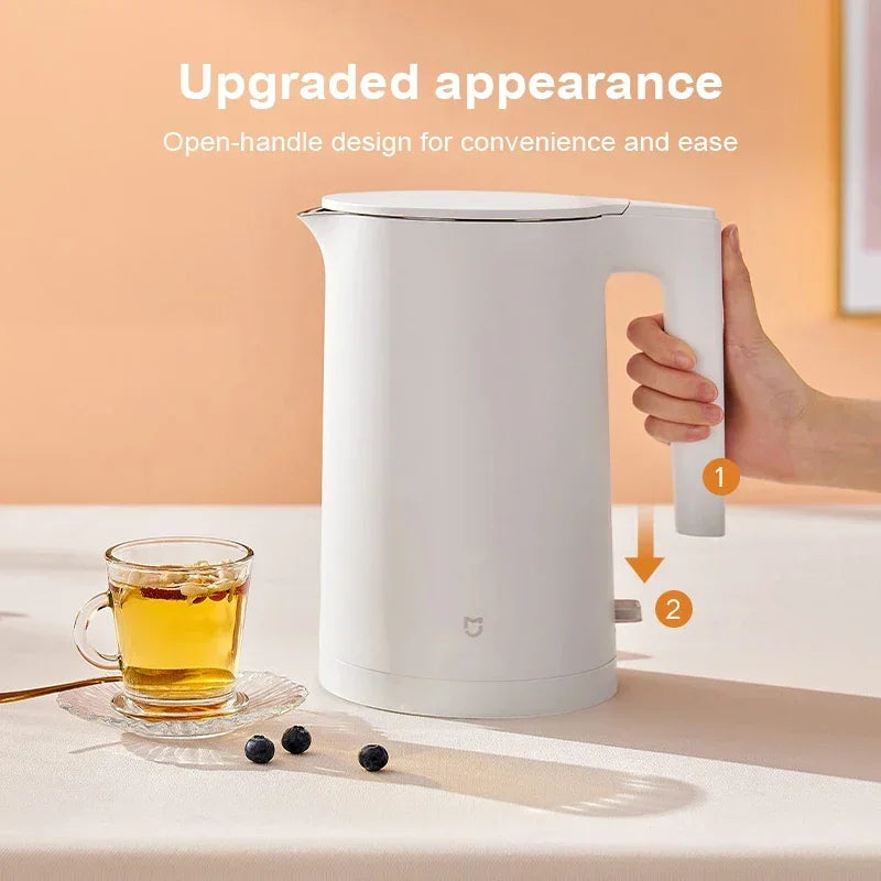 MIJIA XIAOMI Electric Kettle 2 For Household Fast Hot boil Stainless Water Kettle 1.7L Capacity With Temperature Control Kettle