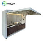 Custom 304 Stainless Steel Kitchen Cart with BBQ Grill Sink Storage Cabinet for Outdoor Patio Cooking Station