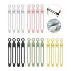 Silicone Cable Ties,Cord Organizer,Cable Straps,Reusable Cord Ties,Travel Cable Organizer ,Cute Elastic Tie, Wire Ties
