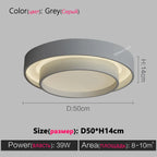 Full spectrum bedroom lamp ceiling lamp master bedroom lamp simple modern study living room lights
