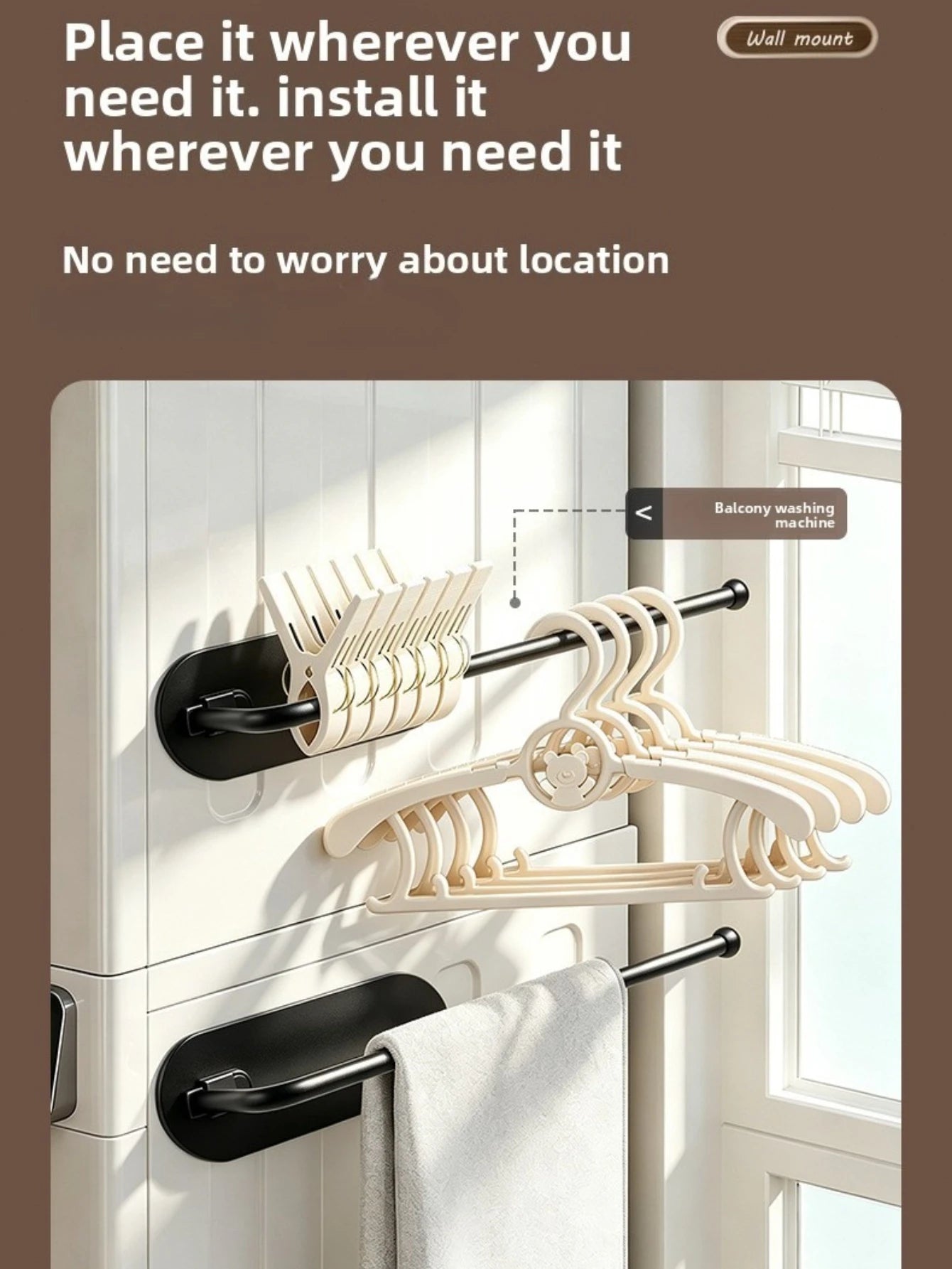 Kitchen Roll Holder,Wall-Mounted Holder (No Drilling Required),Cling Film and Tea Towel Holder, Storage Rack, Toilet Roll Holder