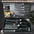 6pcs High Carbon Stainless Steel Knives Handmade Forged Cleaver Chef Butcher Kitchen Knife Wood Handle Chef Knife Cooking Tool