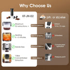 Electric Portable Coffee Machine Portable Italian Espresso Machine for Car & Home 3-in-1 Capsule Powder Travel Coffee Machine