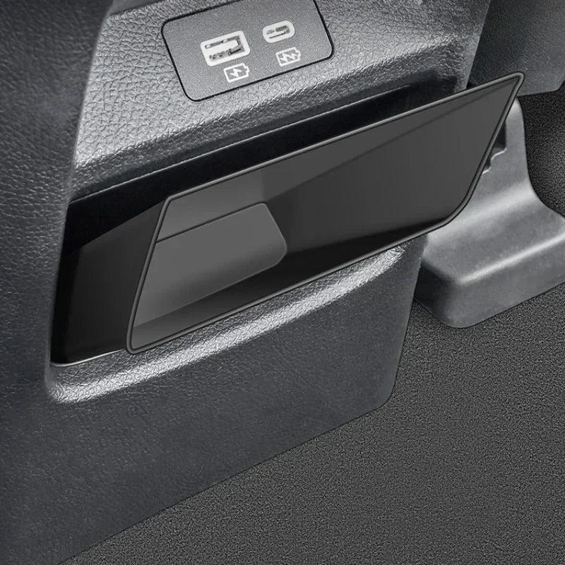 For BYD Song Plus DM-i EV 2020-2025 Car Central Control Rear Armrest Garbage Can TPE Interior Accessories