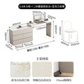 Minimalist bedroom dresser, storage cabinet, retractable bedside chest of drawers, dressing table, folding mirror