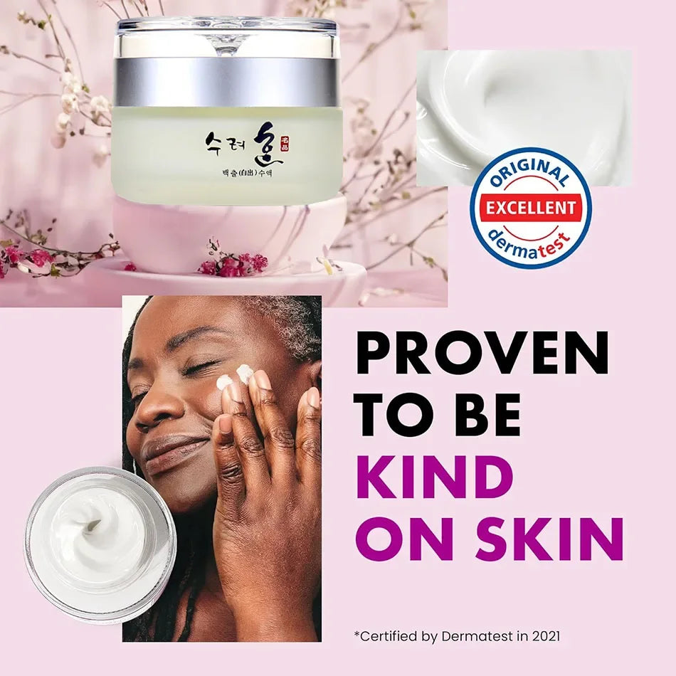 Korean Whitening Skincare Cream Collagen Anti-Wrinkle Firming Face Cream Deep Hydration to Fade Fine Lines and Lift Anti-Aging