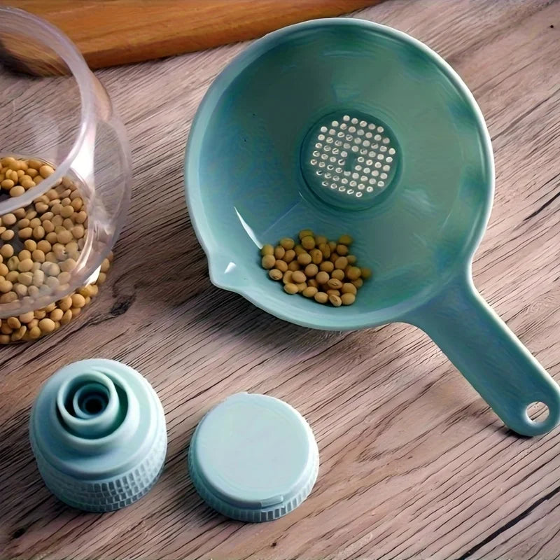 Large Diameter Kitchen Funnel -  Ideal for Cooking, Camping, and Travel Essentials, Perfect for Spices, Nuts, and Small Items