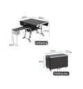 Camp Aluminum Kitchen and Rv Kitchen  Bulin C650 Outdoor  Equipped Picnic Table Folding Camping Stove Camping Mobile Kitchen