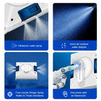 Robot Window Cleaner LIECTROUX YW509, Dual Water Spray,Home Wall Glass Window Robot Vacuum Cleaner,Strong Vacuum,Smart Memory