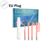High Frequency Facial Machine 4 In 1 Handheld Electric For Face Skin Beauty Tools Portable Neon Wand Acne Treatment Therapy Wand