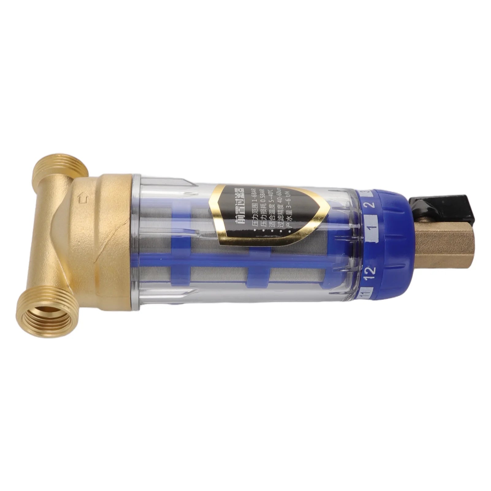 Pre Filter Purifier Whole House Spin Down Sediment Water Filter Central Prefilter System Backwash Stainless Steel Filter Mesh