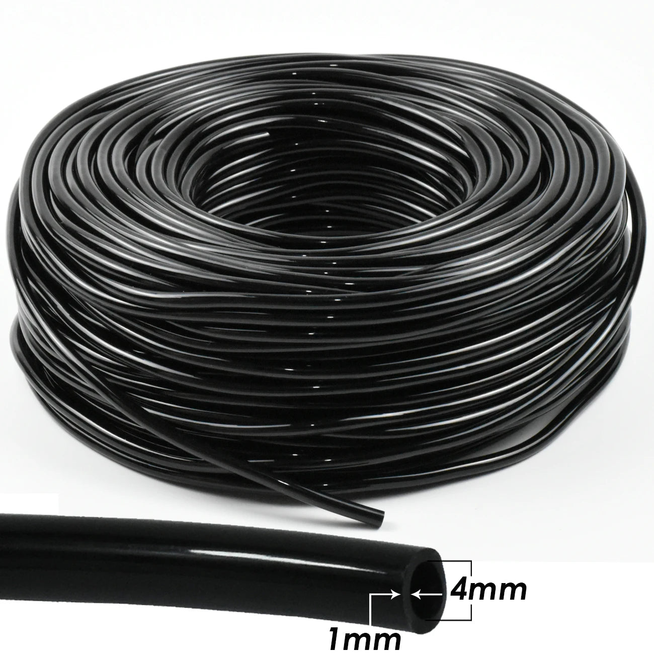 SPRYCLE 5m-100m 1/4'' Garden Watering Hose 4/7mm PVC Micro Drip Irrigation Pipe Tubing for Sprinkler Lawn Pot Plant Greenhouse