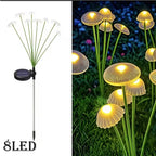 Solar Garden Light, Mushroom Lights Outdoor, IP65 Waterproof Firefly Swaying Lamp, Jellyfish Outdoor Decor for Garden
