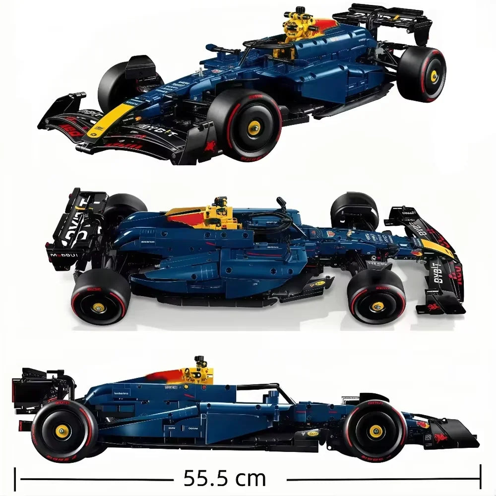 Technical RB20 F1 Race Car Building Blocks - MOC Model Kit