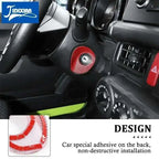 JIDIXIAN Car Key Hole Ignition Switch Decoration Cover for Suzuki Jimny 2019 2020 2021 2022 2023 2024 2025 Interior Accessories