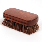 Horsehair Leather Textile Cleaning Brush Shine Polishing Brush Auto Wash for Car Interior Furniture Apparel Bag