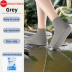 New Thickened Silicone Shoe Covers WaterProof Rubber Rain Boot Covers Reusable Non-slip Rain Shoes Outdoor Rain Gear Accessories