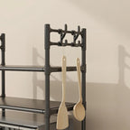 Kitchen Storage Rack Multi-Layer Microwave Rack Simple Standing Countertop Condiment Oven Organizer Shelf Kitchen Accessories