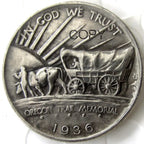 USA 1926-1939-PSD Oregon Commemorative Half Dollar Silver Plated Copy Coin