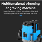 2200W Electric Trimmer Wood Milling Trimming Engraving Slotting Machine Power Carpentry Tool Trimming Machine Router Tool