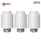 MOES TRV Tuya ZigBee Thermostatic Radiator Valve SmartLife Wireless Remote Heating Temperature Controller Alexa Voice Control