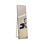 Anajqaqia Full Body Mirror 140×40 cm with Aluminium Frame Metal Stand Standing Mirror, HD Large Wall Mirror for Living Room