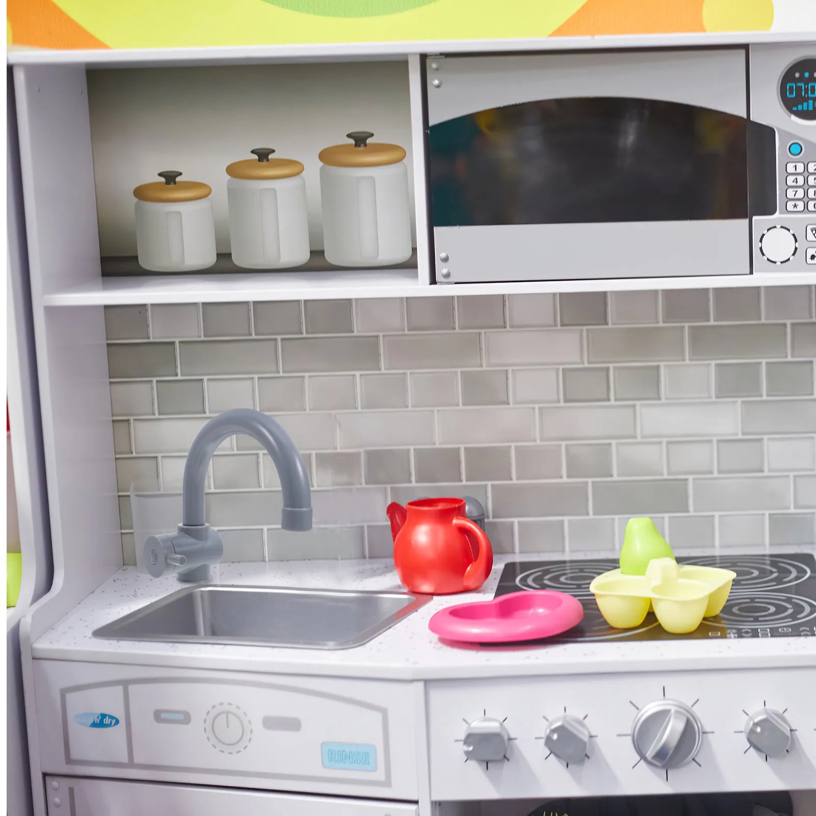 2Pcs Fun Game Faucet Kitchen Sink Toy Accessories Children's Playset Role Playing Kitchen Faucets Kids Pretend Fake Plaything