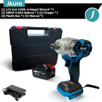 JAUHI 520N.M Brushless Electric Impact Wrench Cordless Electric Wrench 1/2 Inch Screwdriver Power Tools For Makita 18V Battery