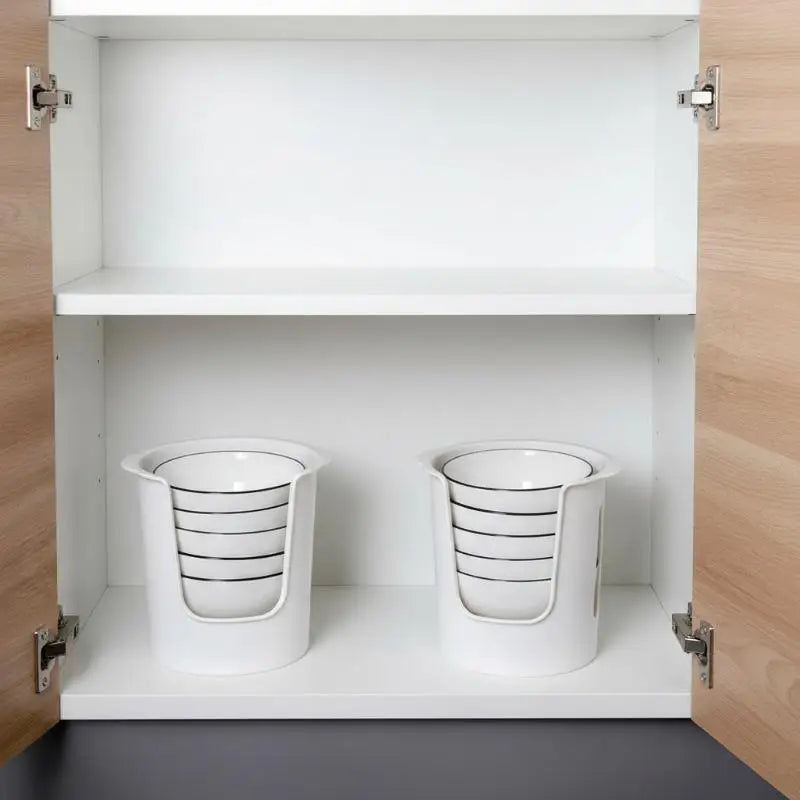 2 Tier Dish Rack Space Saving Kitchen Bowl Draining Shelf Tableware Storage Organizer for Sink and Counter