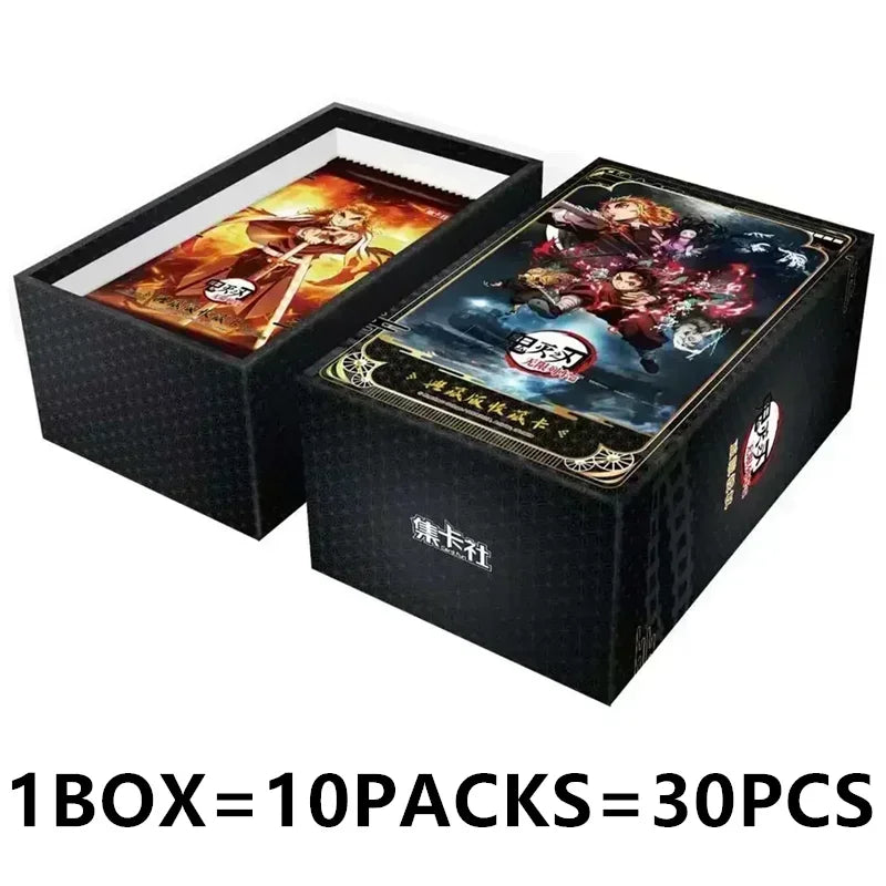 Douqu Original Demon Slayer English Version Trading Card Full Series Anime Collection Card Board Game Children's Toys Gift