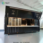 Customized Food Trailer Container Restaurant 20ft Container Restaurant with Kitchen