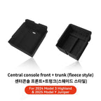 YZ For Tesla Model 3 Highland 2024 Model Y Juniper 2025 Storage Box Center Armrest Hidden Box Cup Holder Organizer Accessories