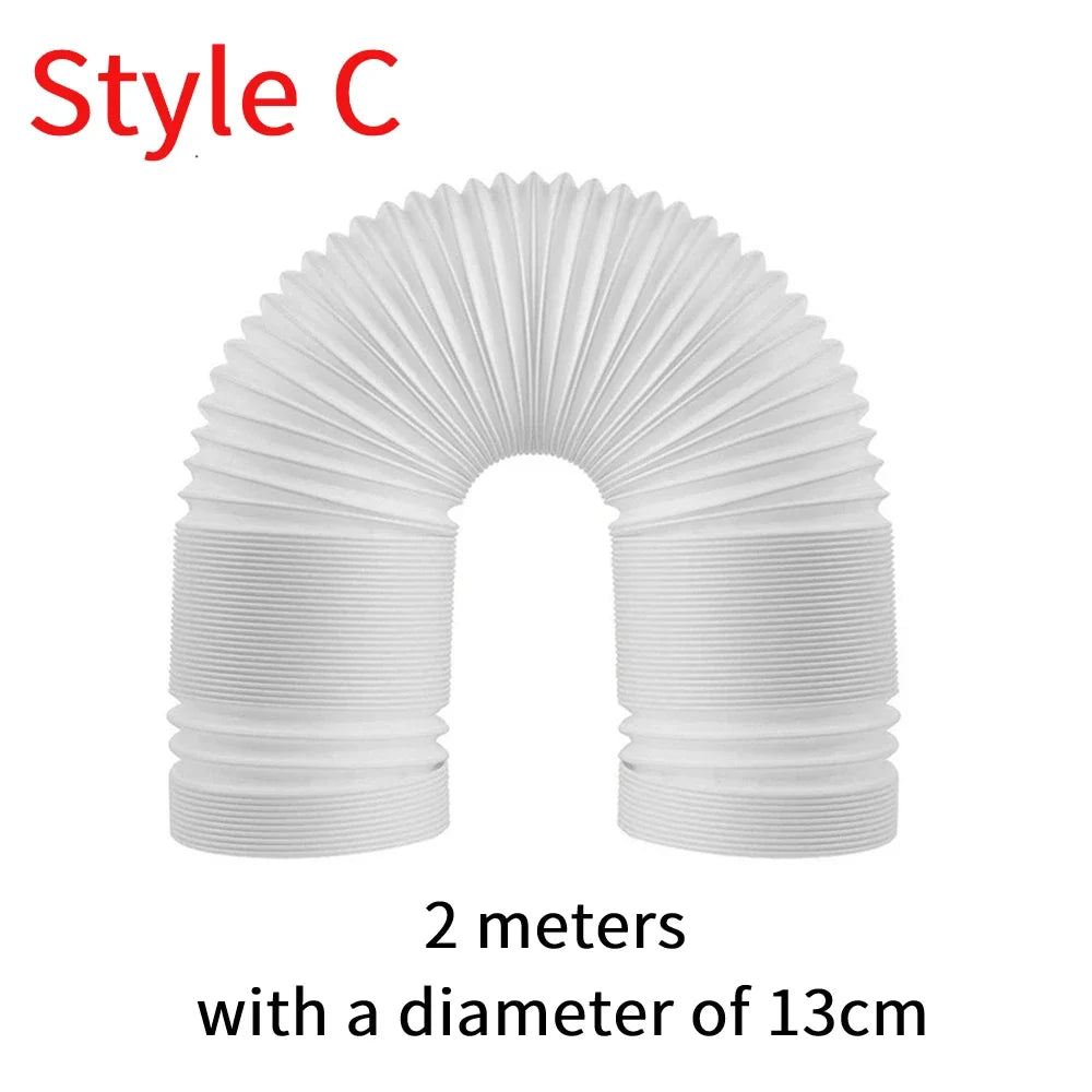 Air Conditioner Exhaust Hose Vent Kit Mobile Air Conditioning Parts Window Kit Slide Plate Tube Connector Wind Shield Adaptor