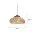 Chinese Retro Handmade Rattan Pendant Light Living Room Hot Pot Restaurant Homestay Zen Decoration Pendant Light