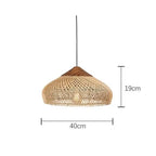 Chinese Retro Handmade Rattan Pendant Light Living Room Hot Pot Restaurant Homestay Zen Decoration Pendant Light