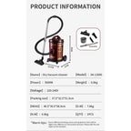 1600W Electric Dry Vacuum Cleaner Large Capacity Strong Suction Power Household Multi-function Cleaner Household Appliances