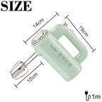"Sonifer Hand Mixer SF-7034 .Light green appearance, fresh color .New food grade high strength ABS materiel .5 gears sliding adj