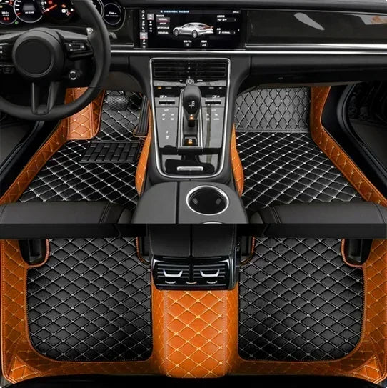 Customized Splicing Color Car Floor Mat for Peugeot 206 2004-2008 207 CC 301 2012-2019 607 2004-2006 Interior Car Accessories