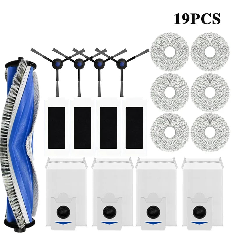 ECOVACS DEBOT T30S / T30S COMBO / T30S PRO / T30S PRO OMNI Vaccum Cleaner Mop Dust Bag MainSide Brush Filter  Accessories