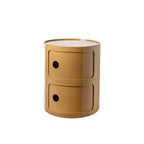 Creative Bedroom Bedside Table Modern Minimalist Round Storage Small Cabinet Large Capacity Plastic Side Cabinet