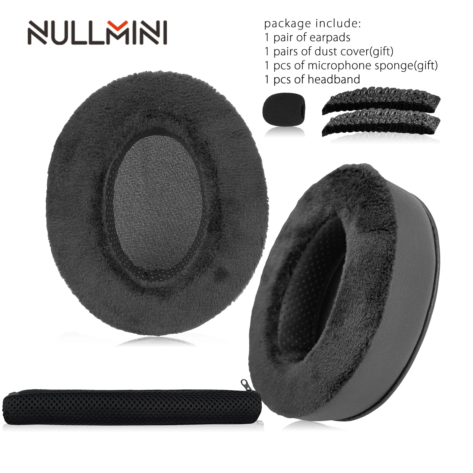 NullMini Replacement Earpads For Logitech G Pro X Headphone Cooling Gel Earmuffs Ear Cover Headband HeadBeam