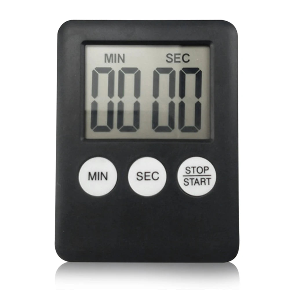Digital Electronic Timer Stopwatch Multi-Function Sports Timers LCD Display Magnetic for Sports Exercise Baking Cooking