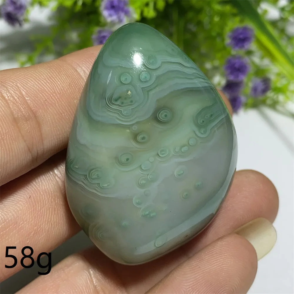 Green Agate Natural Irregular Playthings Small  Stone Healing Crystals Quartz Mineral Craft Decor Accessories Gift
