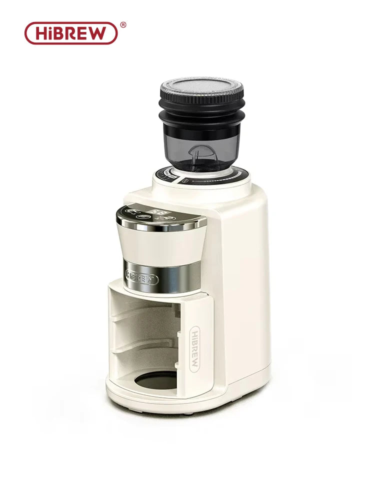 HiBREW Automatic Burr Mill Electric Coffee Grinder with 34 Gears for Espresso American Coffee Pour Over Visual Bean Storage G3A