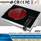 The Infrared Heating Cookware Cooking Multifunctional Electric Ceramic Stove 3500W Infinitely Adjustable Power For Soup Cooking