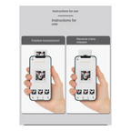 Newest  NFC Function Keyring 1.54-Inch Three Color Display Screen Image Wireless Transmission Keychain Ink Screen